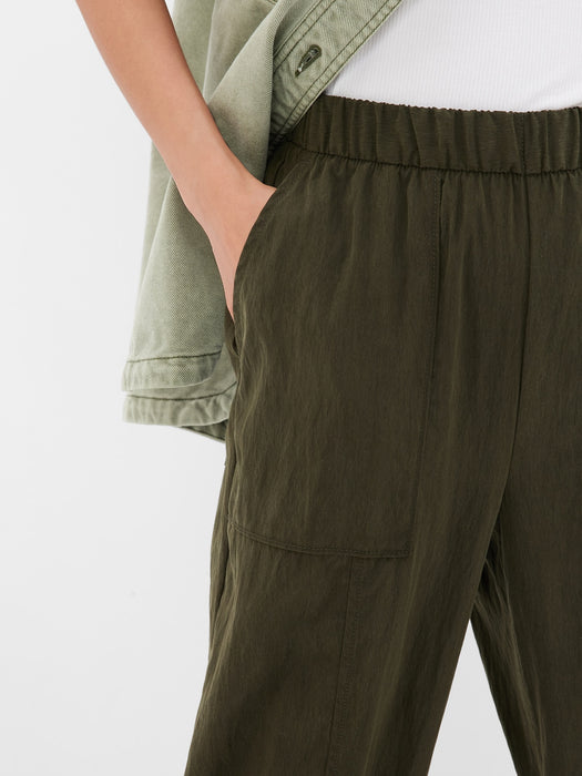 TENCEL&#153 Lyocell High Rise Pull-On Pants with Washwell - mistletoe green