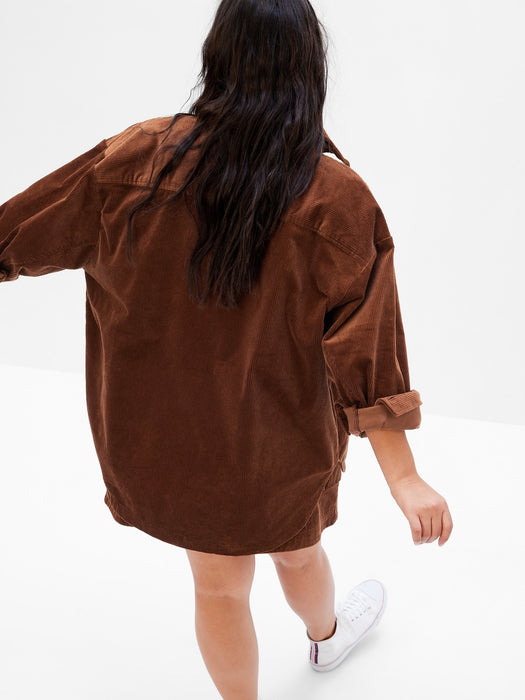 Oversized Corduroy Shirt