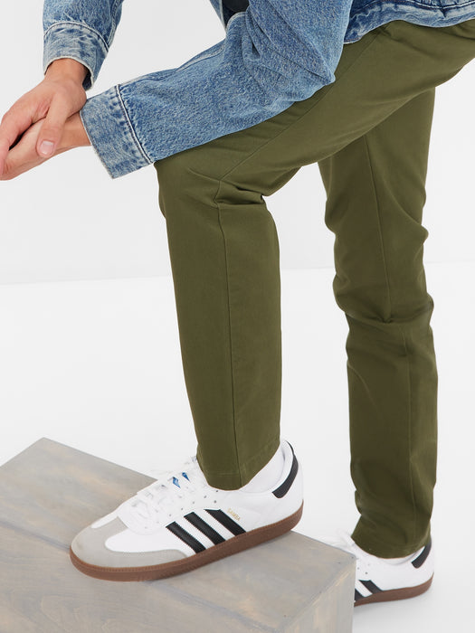 Modern Khakis in Skinny Fit with GapFlex - army jacket green