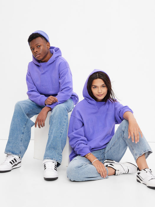 Teen Gap Logo Hoodie - purple