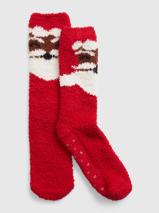 Cozy Socks - Santa Claus Brown