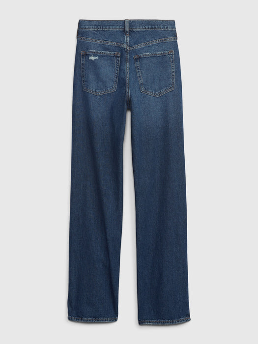 Teen Organic Cotton '90s Loose Jeans with Washwell - dark wash