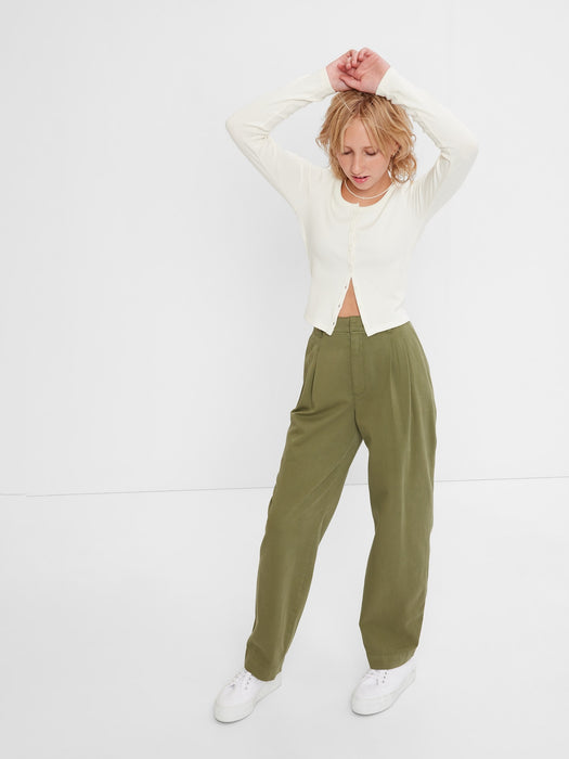 Teen Pleated Khakis with Washwell