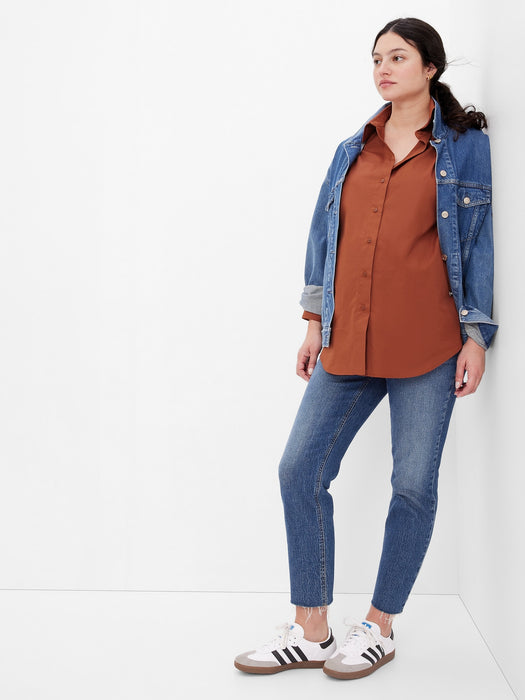 Maternity Button-Down Shirt