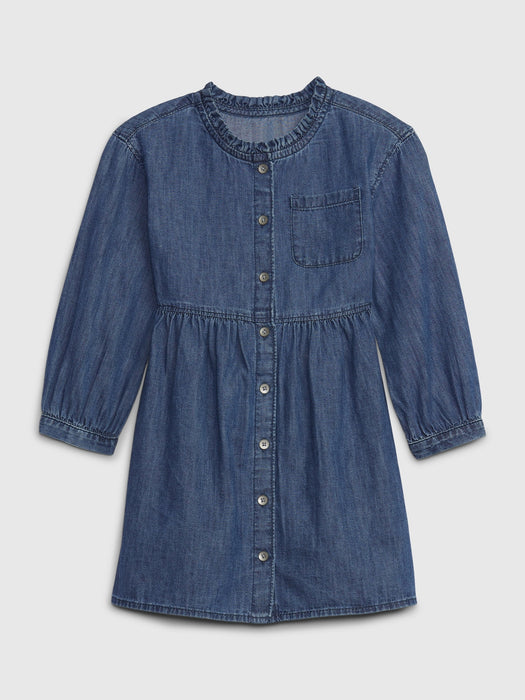 Toddler Denim Dress with Washwell