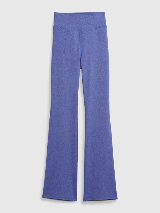 GapFit Teen Crossover Flare Leggings - blue