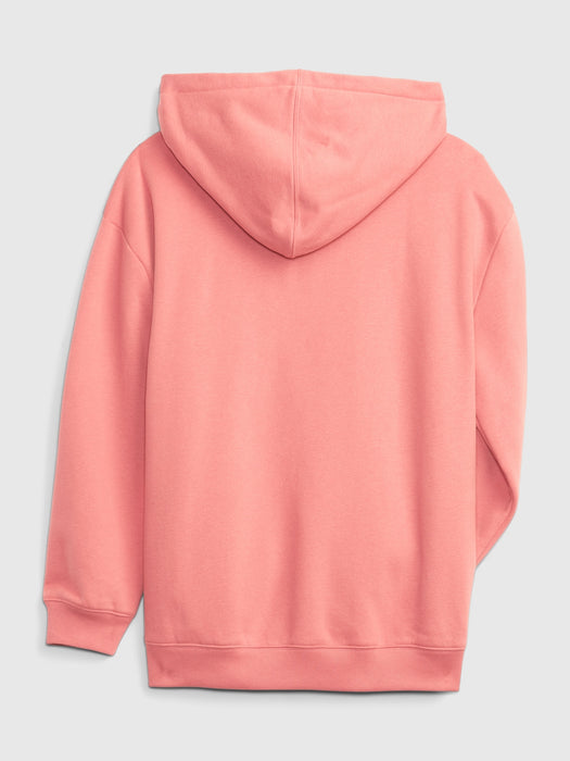 Teen Oversized Zip-Up Fleece Hoodie