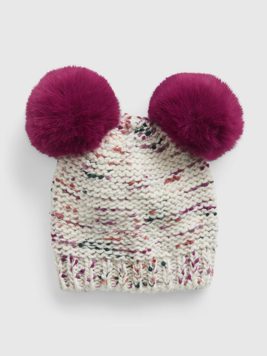 Toddler Double Pom Beanie