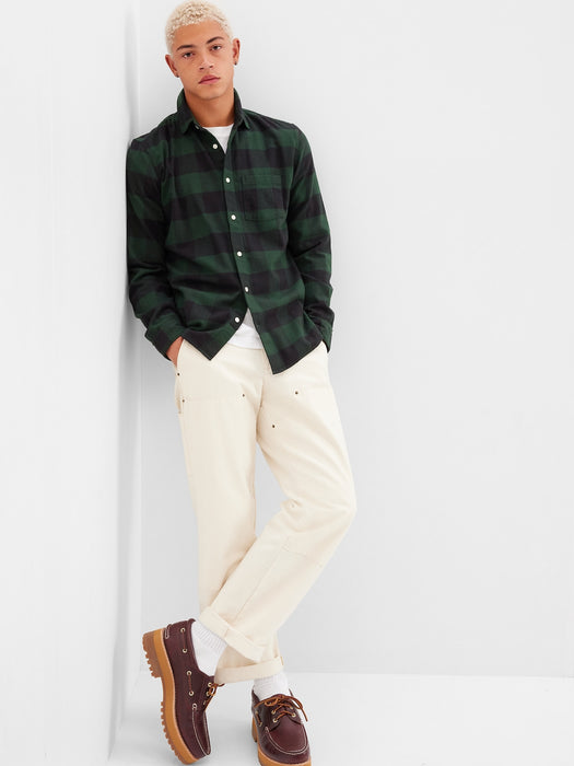 100% Organic Cotton Flannel Shirt