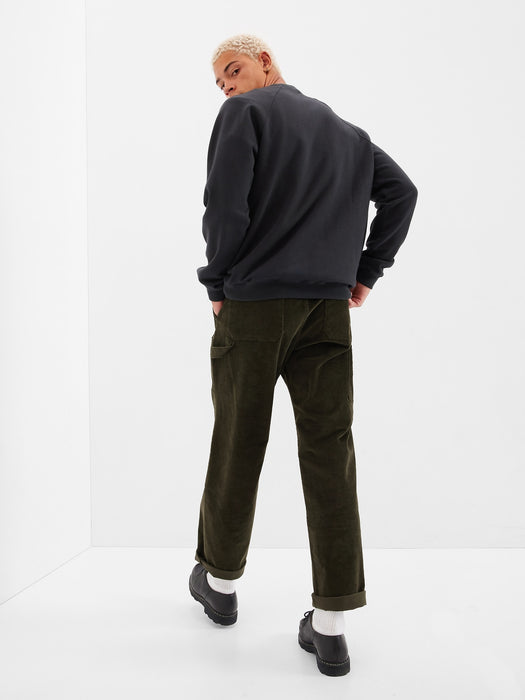 Corduroy Carpenter Pants in GapFlex with Washwell - mistletoe