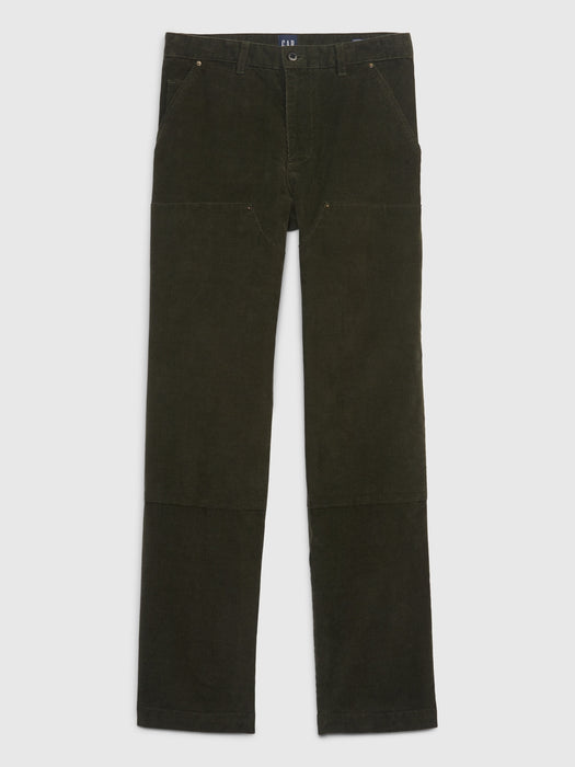 Corduroy Carpenter Pants in GapFlex with Washwell - mistletoe