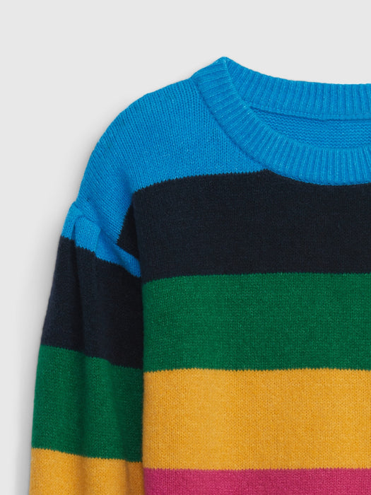 Kids Happy Stripe Sweater