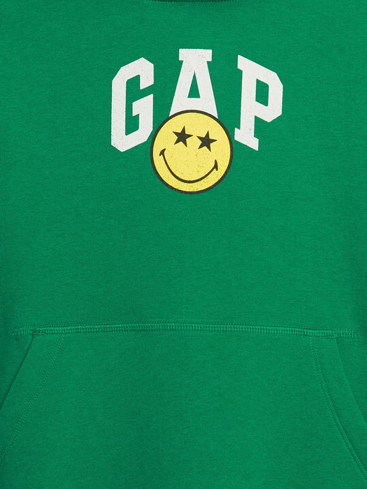 Gap &#215 SmileyWorld&#174 Kids Hoodie - holiday green