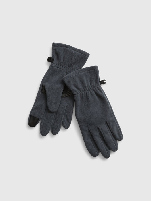 Fleece Touchscreen Gloves - gray