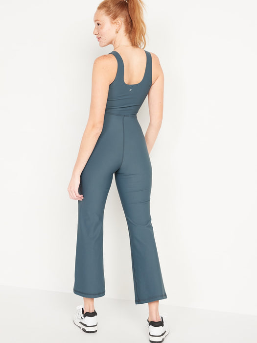 Sleeveless PowerSoft Flared Jumpsuit for Women