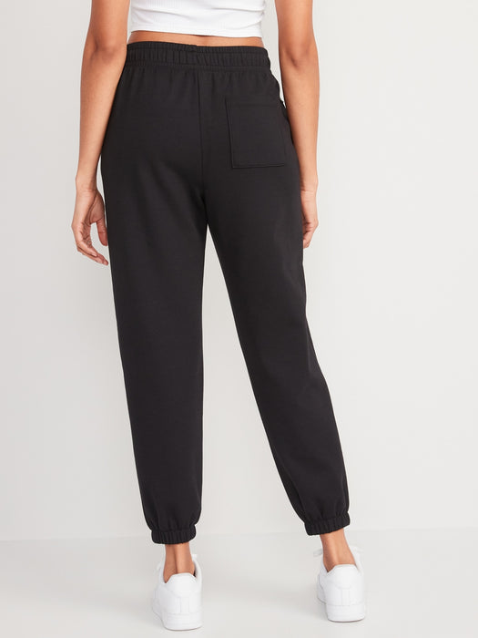 High-Waisted Dynamic Fleece Pintucked Sweatpants for Women