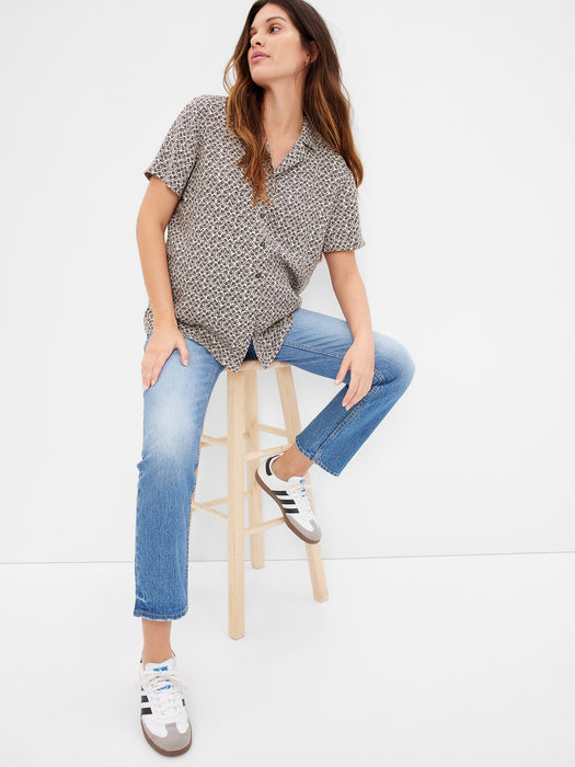 Maternity Button-Down Shirt