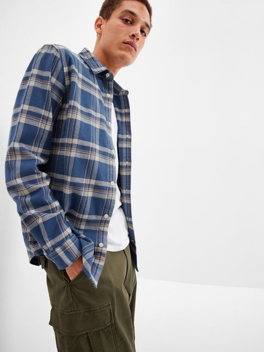 100% Organic Cotton Flannel Shirt