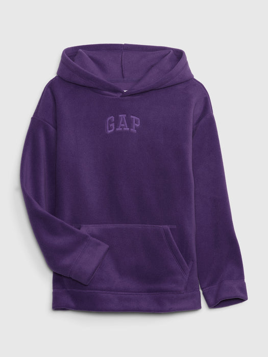 Kids Profleece  Hoodie - crown purple