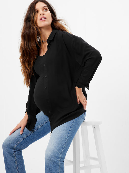 Maternity Button-Down Shirt