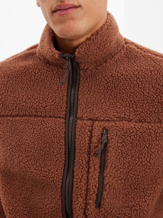 Full-Zip Sherpa Jacket