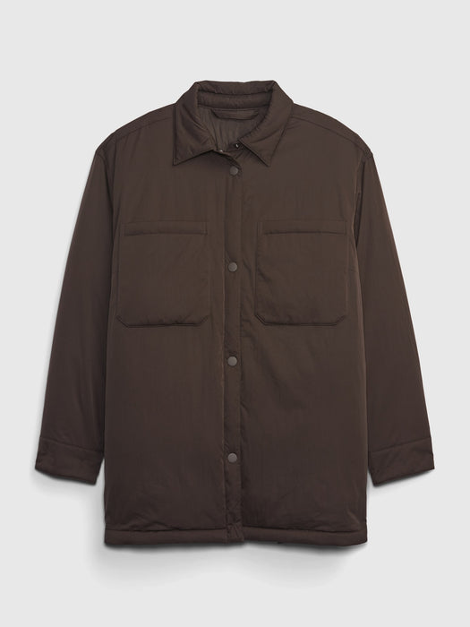 Puffer Shirt Jacket