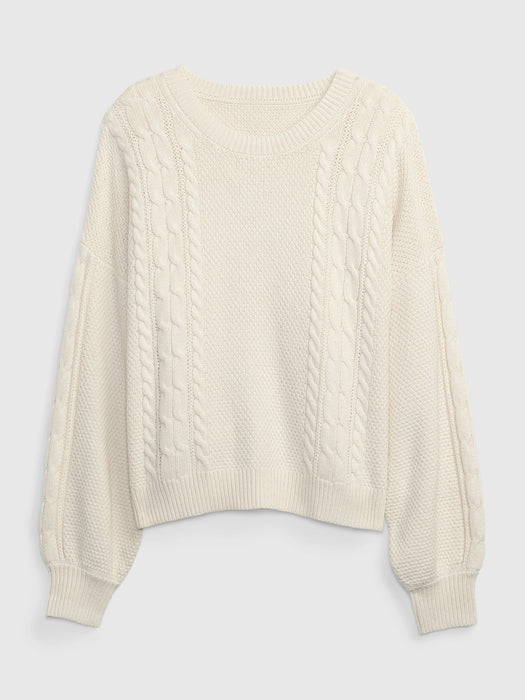 Cable-Knit Sweater