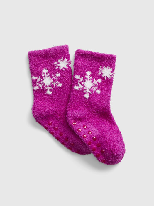 Toddler Cozy Socks - snowflake