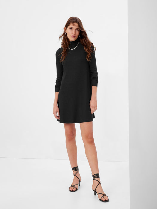 Mockneck Mini Dress