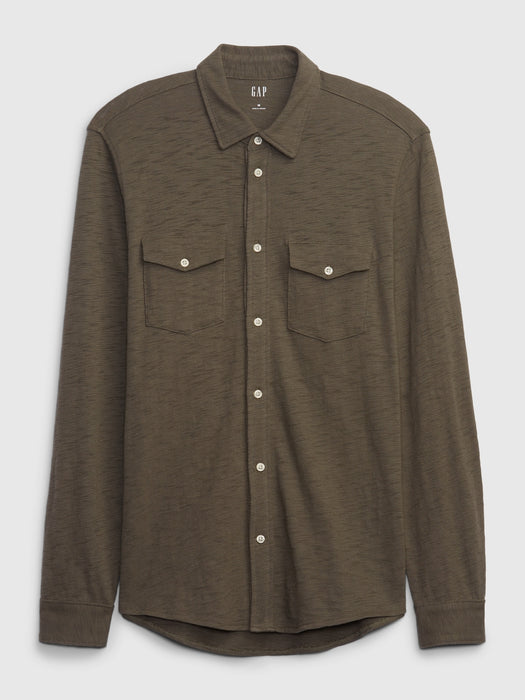 Slub Cotton Shirt