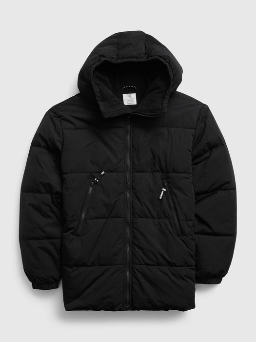 Teen Puffer Jacket - black