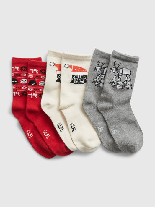 GapKids &#124 Star Wars &#153 Holiday Crew Socks - multi