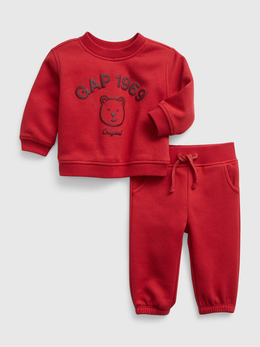 babyGap 1969 Logo Sweat Set - modern red