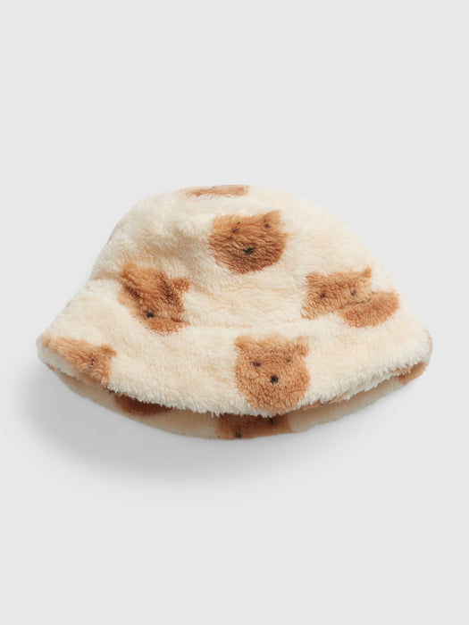 Baby Sherpa Bucket Hat - beach pebble beige