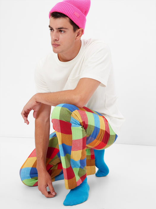 Flannel PJ Pants - happy plaid