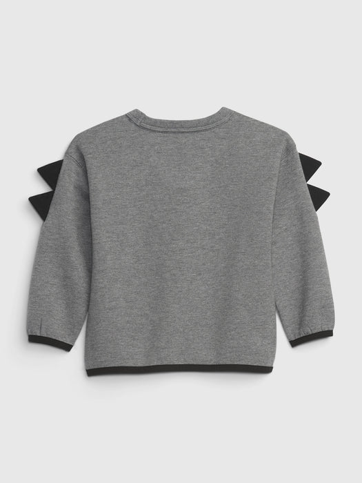 GapFit Toddler Fit Tech 3D Dino Sweatshirt - grey heather