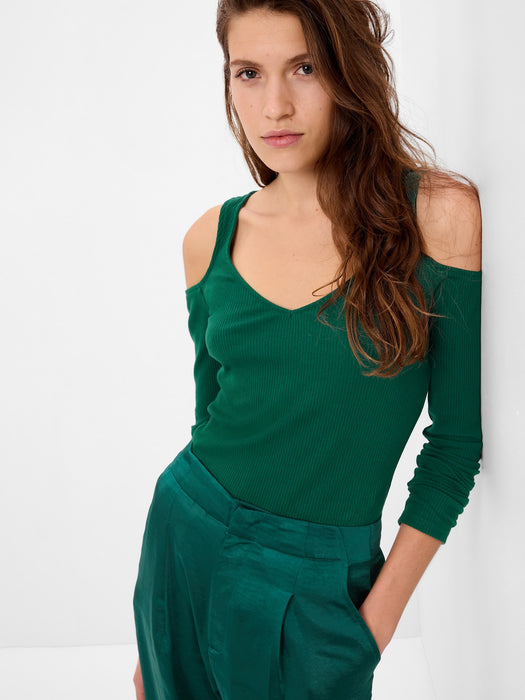 Rib Cutout Top