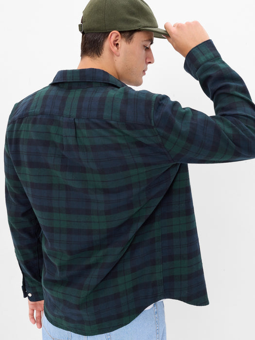 100% Organic Cotton Flannel Shirt