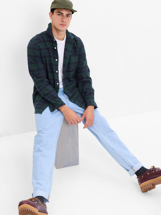 100% Organic Cotton Flannel Shirt