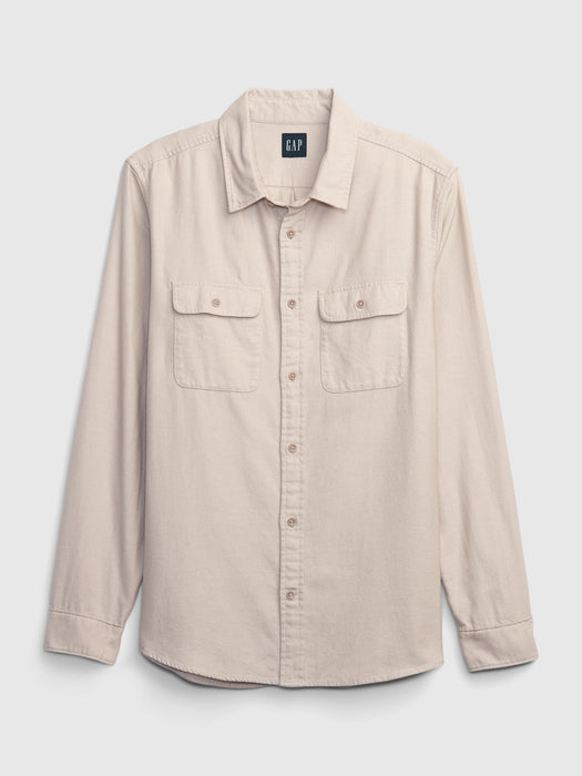 Chamois Shirt - moonstone