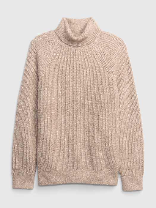 Chunky Turtleneck Sweater - chino