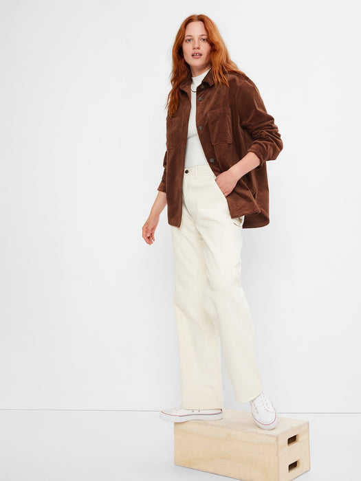 Oversized Corduroy Shirt