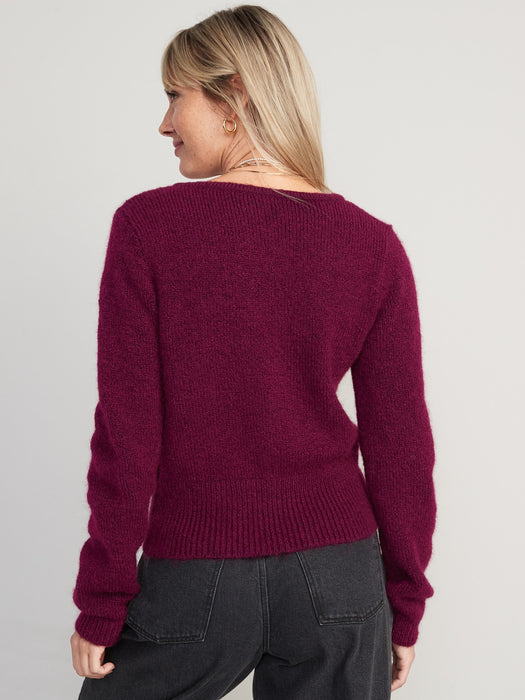 Cozy Cropped Sweater Tank Top for Women