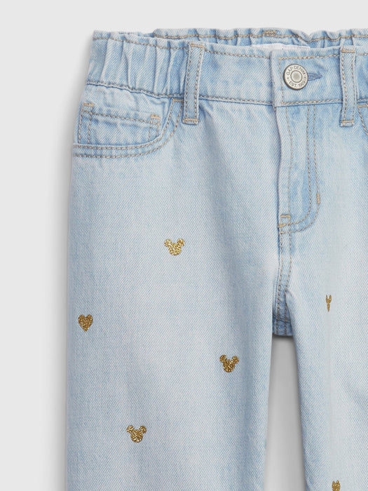 babyGap &#124 Disney Mickey Mouse Barrel Jeans with Washwell