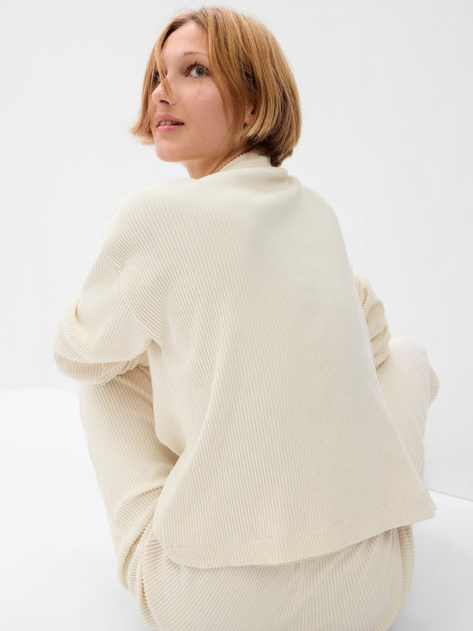 Cozy Rib Top - birch beige