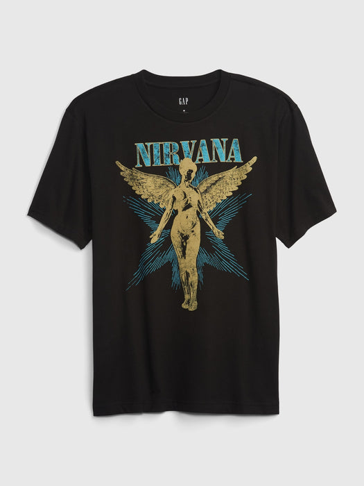 Nirvana Graphic T-Shirt - black