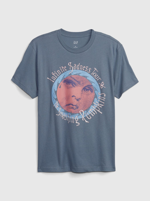 Smashing Pumpkins Graphic T-Shirt - elite blue