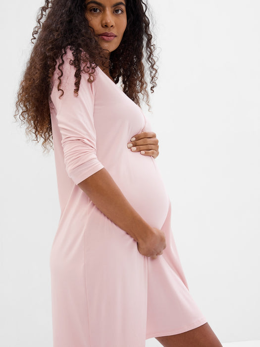 Maternity LENZING And Modal Cooling PJ Dress