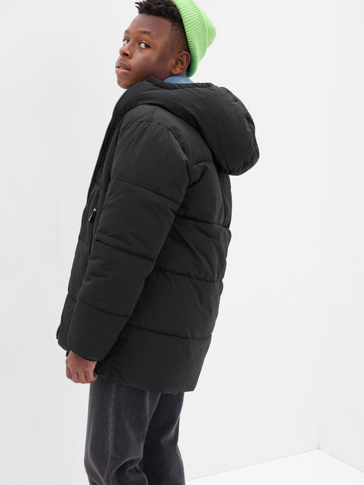 Teen Puffer Jacket - black