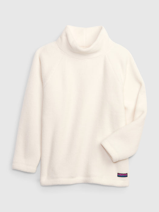 Mockneck Arctic Fleece Pullover - birch beige